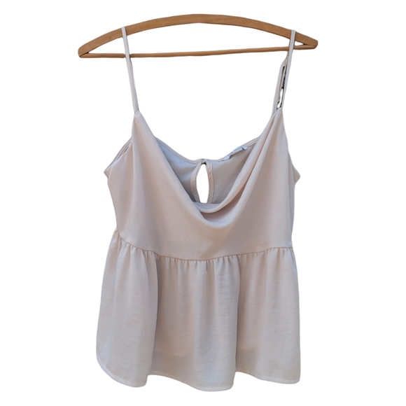 American Eagle Sphaghetti Strap Cowl Neck Babydoll top Size XL - Picture 1 of 9